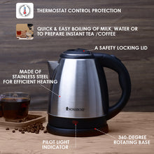 Load image into Gallery viewer, Crescent Electric Kettle 1.5 Litres, 2 years Warranty