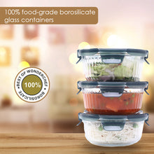 Load image into Gallery viewer, Verona Lunch Box Set of 3 Pcs, 400 ml, Leak Proof, Air Tight, Microwave Safe