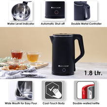 Load image into Gallery viewer, Wonderchef Renewed COOL-TOUCH Electric Kettle | 1500 W | 1.8 L | 1 Year Warranty