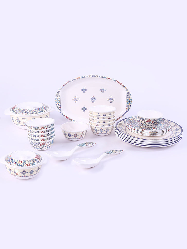 Venice Dinner Set - Blue (31 pcs)