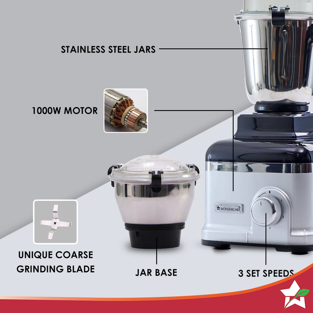 Sumo Silverado 1000 Watts Mixer Grinder