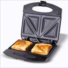 Load image into Gallery viewer, Acura Plus Sandwich Maker | 750W | Non-stick Aluminium Grill Plates | For Crispy Toast Sandwiches | Cool-touch Body with LED Indicator Lights | Easy to Clean | 2-year Warranty | Black