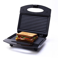 Load image into Gallery viewer, Acura Plus Sandwich Griller | 750W | Non-stick Aluminium Grill Plates | For Crispy Grill Sandwiches | Cool-touch Body with LED Indicator Lights | Easy to Clean | 2-year Warranty | Black