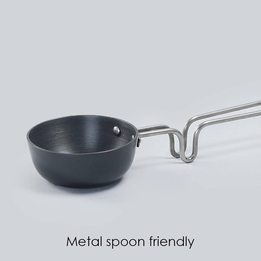 Aluminium Hard anodized Tadka Pan Large