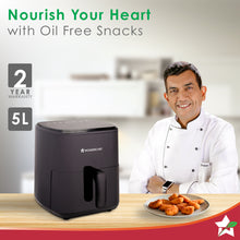 Load image into Gallery viewer, Evita Air Fryer + Nutri-cup Zip Portable Blender | Festive Gift | 5L Air Fryer Capacity to Bake, Grill, Roast, Fry with 7 Pre-set Functions | Portable Blender with Ready-to-sip Lid