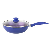 Load image into Gallery viewer, Wonderchef Renewed Blueberry Aluminium  24cm Wok (Without Lid) | Non-Stick| Induction Friendly Cookware | Soft Touch Handle | Pure Grade Aluminium | PFOA Free