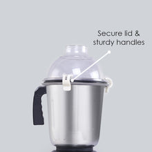 Load image into Gallery viewer, Glory Mixer Grinder,  750 W with 4 Stainless Steel Jars and Anti-rust Stainless Steel Blades, Ergonomic Handles, 5 Years Warranty on Motor