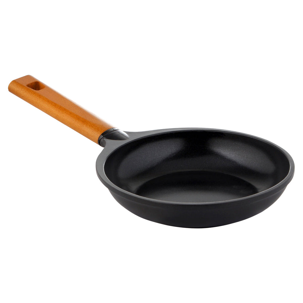 Caesar Non-Stick Fry Pan 26cm | Ideal for Saute / Frying | German Beechwood Handle | Gas & Induction Friendly | PFOA Free | 5 Year Warranty | Black