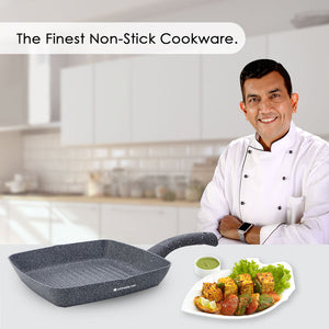 Wonderchef Die Cast Indian Cooking Grill Pan with Wooden Handle, 24cm - On  Sale - Bed Bath & Beyond - 30833947