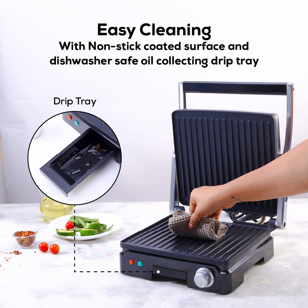 MINI CHEF ELECTRIC TANDOOR WITH DOUBLE LAYER NON STICK TRAY