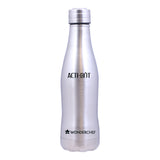 Acti-Bot, 650ml, Stainless Steel Single Wall Water Bottle, Light Weight, Spill and Leak Proof, 2 Years Warranty