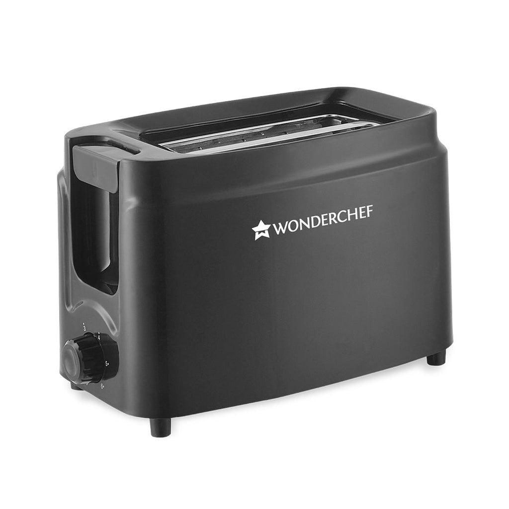 Acura Plus Pop-up Toaster for Kitchen|750 Watt| 2 Bread Slice Automatic Pop-up Electric Toaster| 7- Level Browning Controls|Wide Bread Slots| Auto Shut Off|Mid Cycle Cancel Feature| Removable Crumb Tray| Easy to Clean| Black| 2 Year Warranty