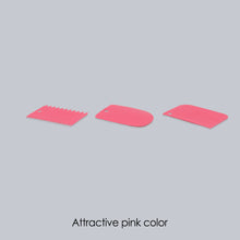 Load image into Gallery viewer, Ambrosia Cake Scrapers (3-in-1)- Pink