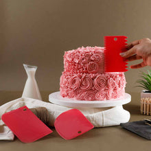 Load image into Gallery viewer, Ambrosia Cake Scrapers (3-in-1)- Pink