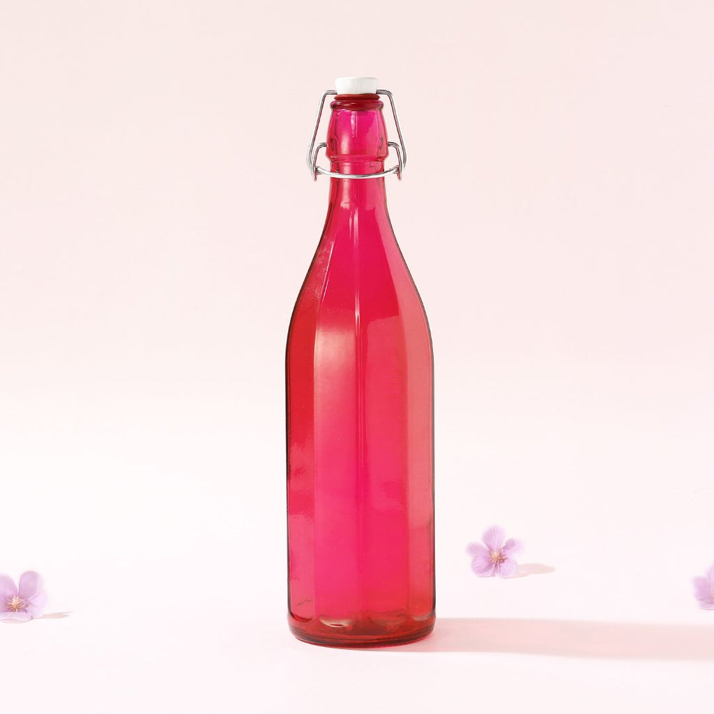 Bormioli Water Bottle - Pink - 1 L