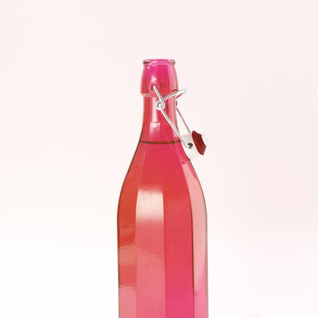 Bormioli Water Bottle - Pink - 1 L