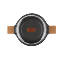 Load image into Gallery viewer, Caesar Non-Stick Casserole with Lid, German Beechwood Handle, Pure Grade Aluminium, Induction Bottom, 5 mm, Black,  5 Years Warranty