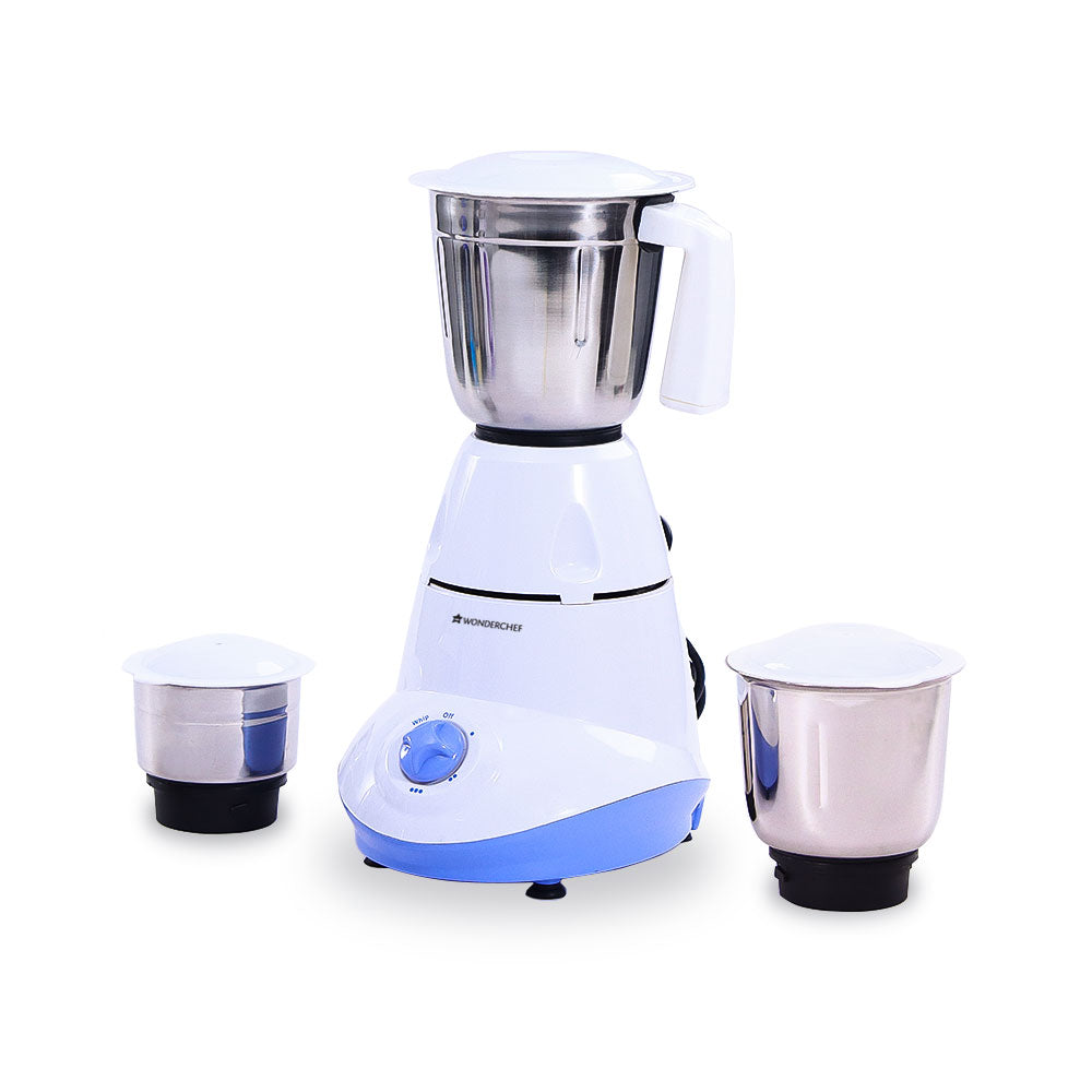 Capri Mixer Grinder 750 Watts 3 Stainless Steel Jars, 5 years Warranty on Motor