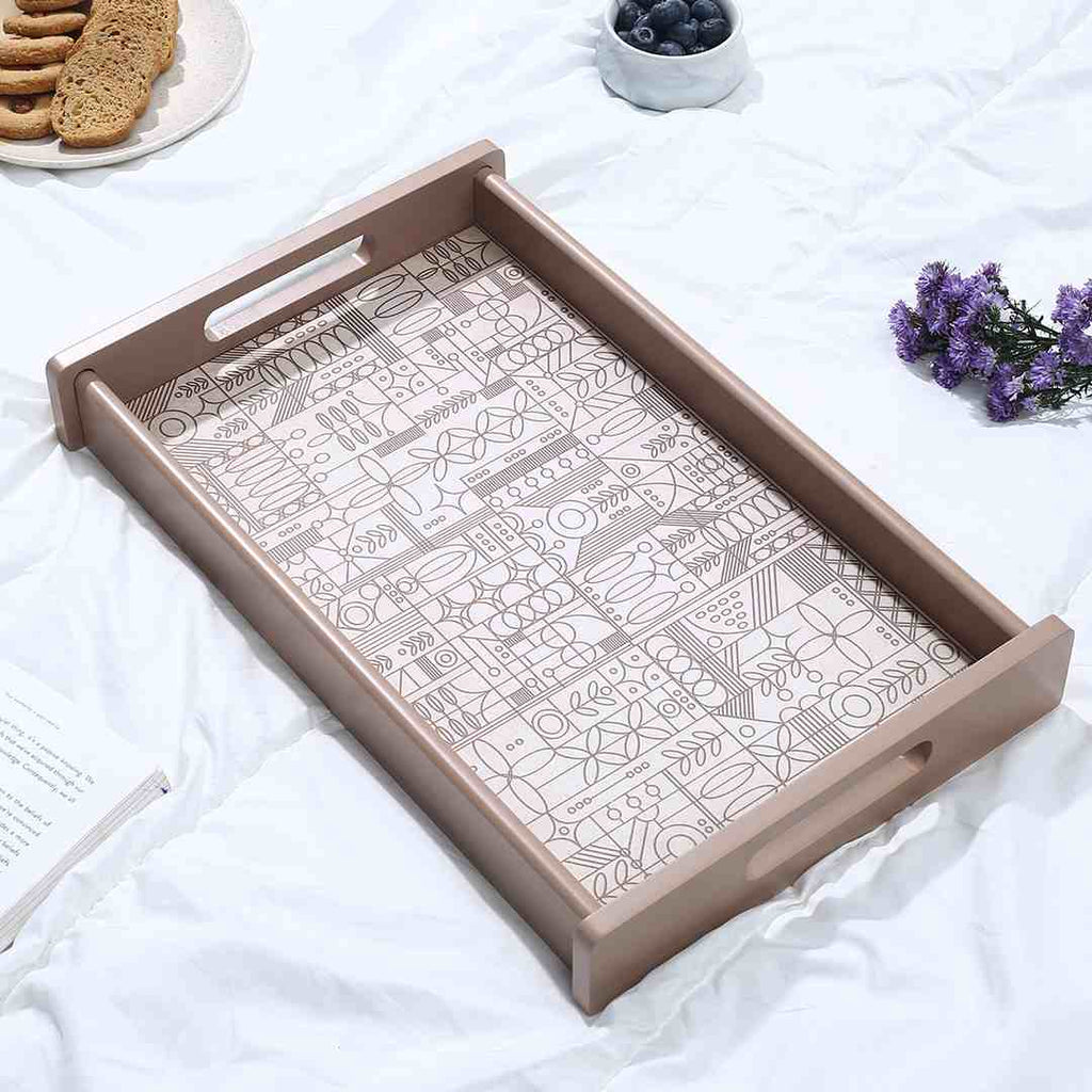 Casablanca Tray Geometric Pattern - Medium