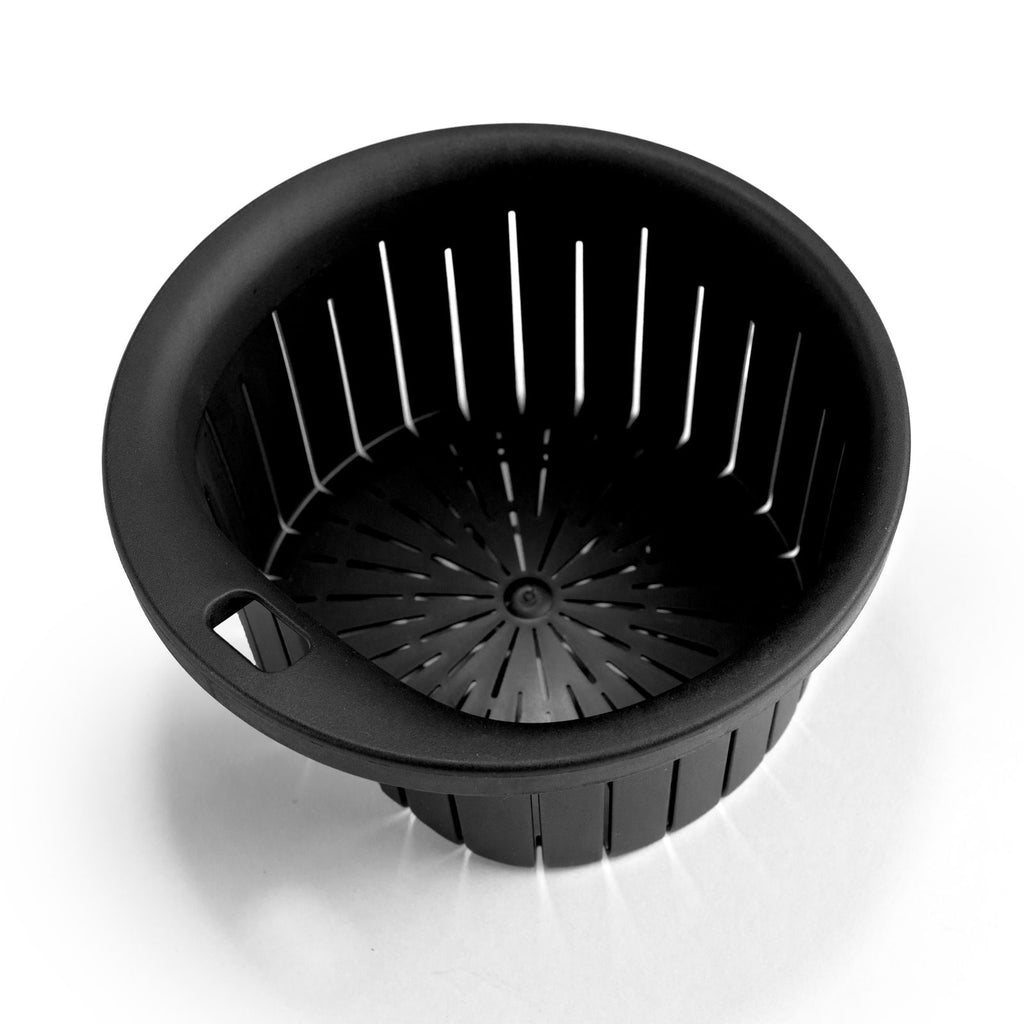 Chef Magic Strainer Basket | Use for Straining, Steaming | Made from Food-grade Material | Black