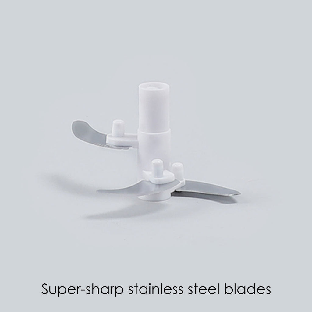 Classic String Vegetable Chopper & Whipper, Vegetable Cutter, Dip Whipper, Anti Slip, 3 Stainless Steel Blades, 450 ml