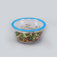 Load image into Gallery viewer, Cocoon Borosilicate Glass Mixing Bowl With Lid 1600ml