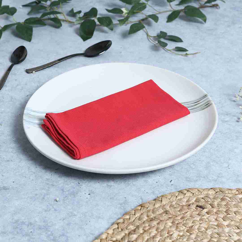 Como Napkins - Red (Set of 6)