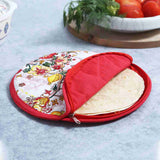 Como Roti cover with zip - Red