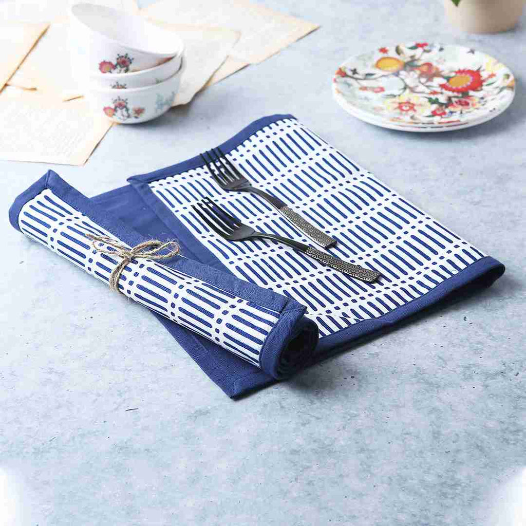 Como Table mats - Blue (Set of 6)