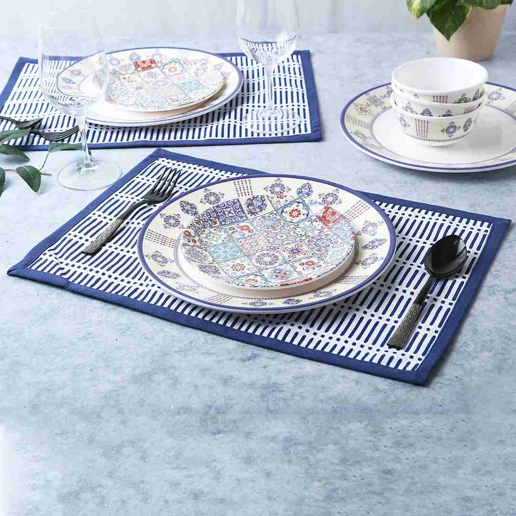 Como Table mats - Blue (Set of 6)