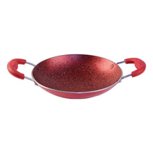 Load image into Gallery viewer, Crimson Aluminium Non-stick Appachetty With Lid, 3 mm, Red