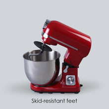 Load image into Gallery viewer, Crimson Edge Die-Cast Metal Stand Kitchen Mixer &amp; Beater with free attachments | 5.7L SS Bowl | 1000W motor | 6 Speed Setting | Whisking Cone, Mixing Beater &amp; Dough Hook attachments | 3 Yrs warranty | Red