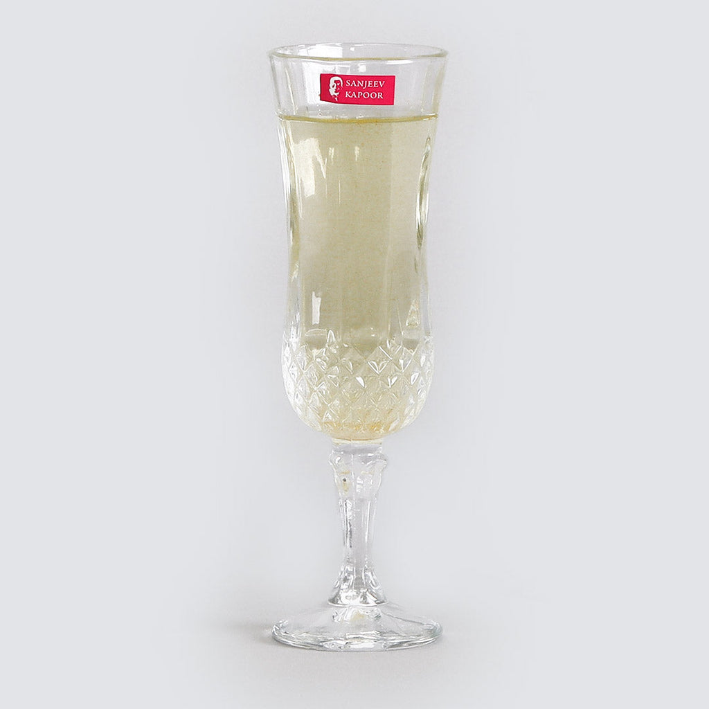 Diamond Goblet - Champagne Glass 180ml - Set Of 4 Pcs By Wonderchef