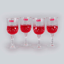 Load image into Gallery viewer, Diamond Goblet Wine Glass 240ml - Set Of 4 Pcs By Wonderchef