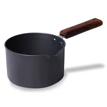 Load image into Gallery viewer, Ebony Hard Anodized 16 cm Nonstick Sauce Pan | Non Stick Sauce Pan | 2 L | 3.25 mm | Black and Brown