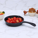 Forza Pre Seasoned 15 cm Cast Iron Fry Pan | With Lifetime Exchange Warranty | Black