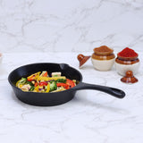 Forza Pre Seasoned 19 cm Cast Iron Fry Pan | With Lifetime Exchange Warranty | Black