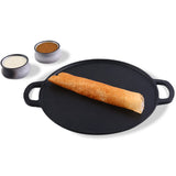 Forza Pre-Seasoned 30 cm Cast-iron Dosa Tawa