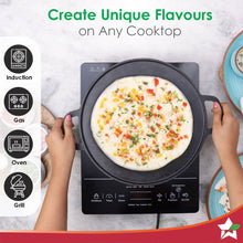 Load image into Gallery viewer, Forza Pre-Seasoned 30 cm Cast-iron Dosa Tawa