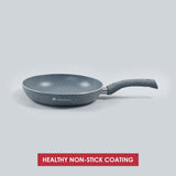 Granite 26 cm Non-Stick Fry Pan | 2 L | Grey | 5 Layer PFOA Free Non-Stick Coating | Compatible with Hot Plate, Hobs, Gas Stove, Ceramic Plate and Induction cooktop | 2 Years Warranty