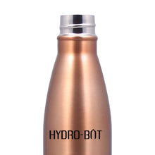 Load image into Gallery viewer, Hydro-Bot, 500ml, Stainless Steel Single Wall Water Bottle, Light Weight, Spill and Leak Proof, Brown, 2 Years Warranty