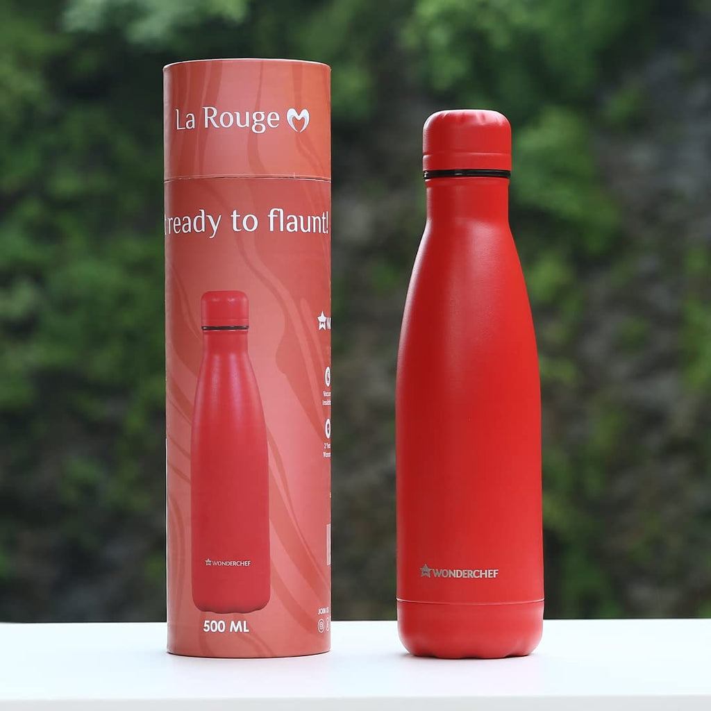 La Rouge, 500ml, Vacuum Insulated,  Stainless Steel, Hot And Cold Flask, Easy to carry