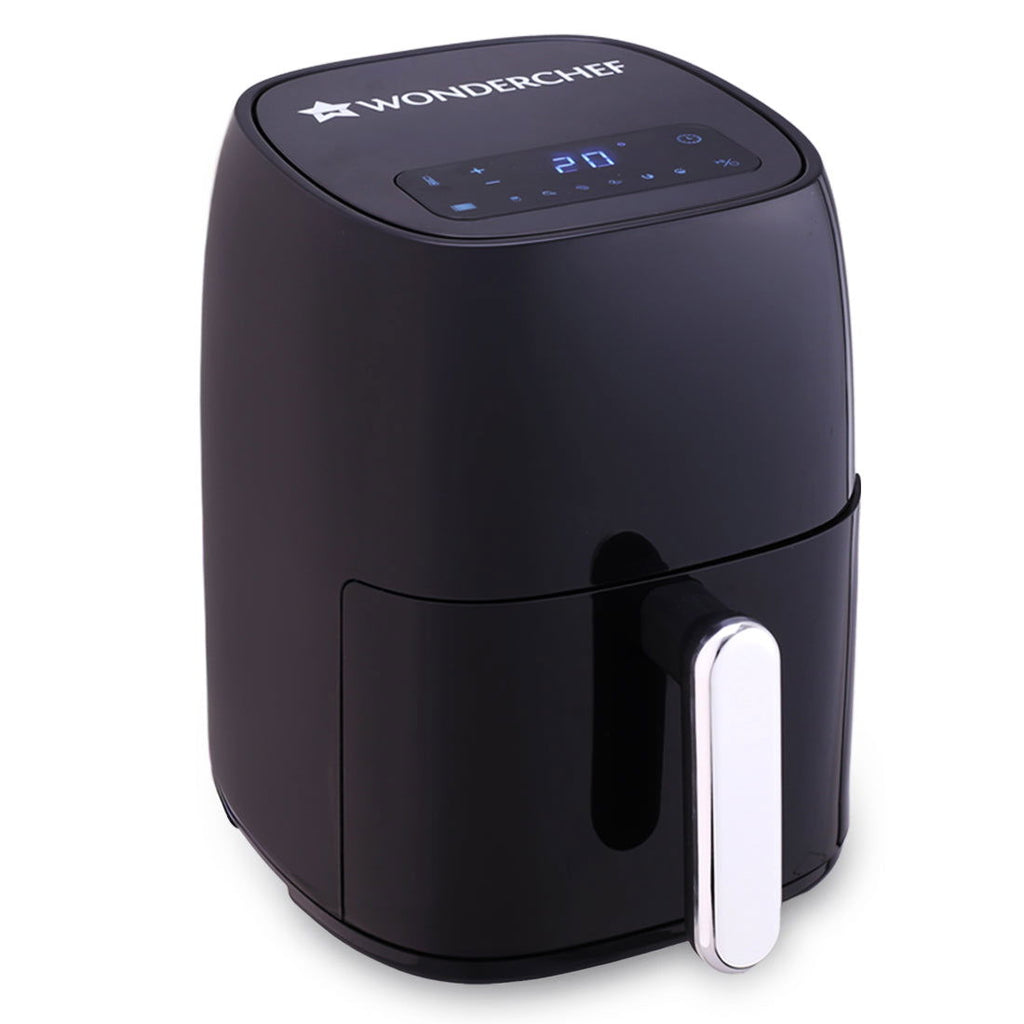 Neo Digital Air Fryer | Rapid Air Technology | 6 Pre-Set Menu Options | Temperature and Time Control | Automatic Shut-Off | Compact Design | 4.5 Litres | 1 Year Warranty | 1500 Watts | Black