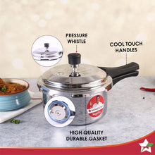 Load image into Gallery viewer, Nigella Tri-Ply 3L Outer Lid Pressure Cooker, 5 Years Warranty