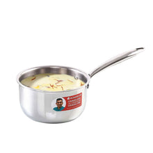 Load image into Gallery viewer, Nigella Tri-ply Stainless Steel 16 cm Sauce Pan | 1.5 Liters | 2.6mm Thickness | Silver