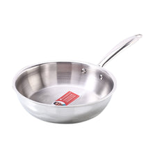 Load image into Gallery viewer, Nigella Tri-ply Stainless Steel 22 cm Fry Pan | 1.8 Litres | 2.5 mm Thickness | With Induction base | Compatible with all cooktops | Riveted Cool-Touch Handle | 10 Year Warranty