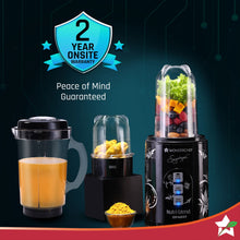 Load image into Gallery viewer, Nutri Blend Smart 3 Jar Automatic Mixer Grinder with Dual Pulse Function|22000 RPM|100% Full Copper Motor|2 Unbreakable Jars|500 W|2 Years Warranty|Recipe book by Chef Sanjeev Kapoor| Black