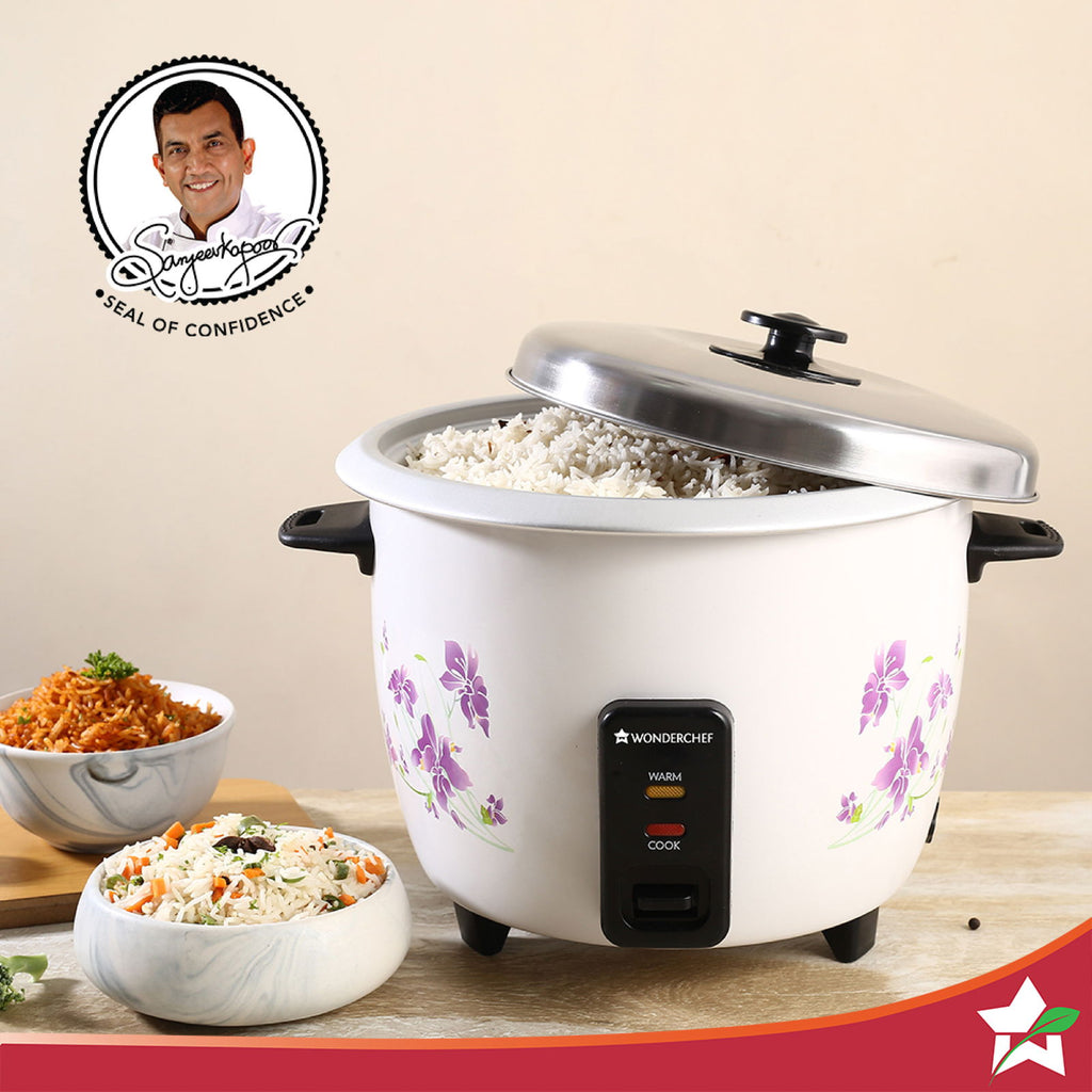 Nutri Cook Rice Cooker with Single Bowl, 1.8 Litres, 2 Years Warranty