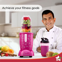 Load image into Gallery viewer, Nutri-blend GO, 22000 RPM 100% Full Copper Motor, 1 Unbreakable Jar, 400 W, 2 Years Warranty, Recipe book by Chef Sanjeev Kapoor, Pink