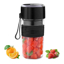 Load image into Gallery viewer, Nutri-cup Zip Portable Blender | 350ml | Blend &amp; Sip with Flip Top Sipper Lid | For Smoothies, Juices, Shakes, Coffee | 2000 mAh Battery | 20 Blending Cycles in One Charge | Type C Charging | Black